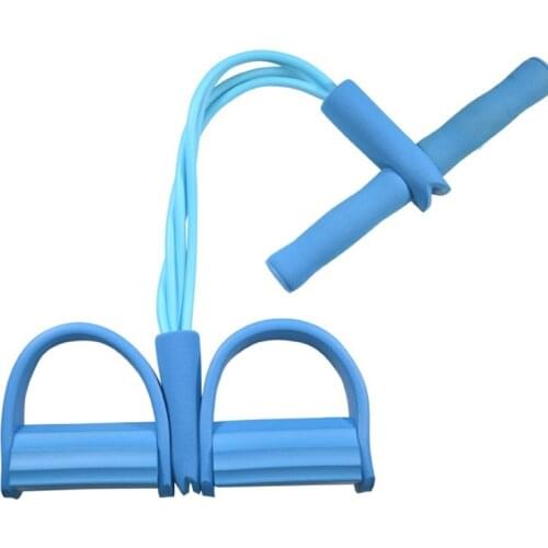 4 Resistanc Elastic Pull Ropes Exerciser Rower Belly Resistance Band Home Gym Sport Training Elastic Bands for Fitness Equipmen