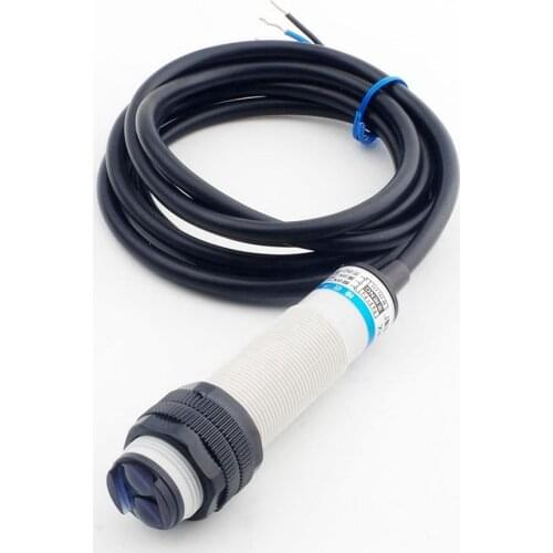 10-600CM 6-36V DC NPN N/O BKF-R2C1 Photoelectric Switch Infrared Proximity Sensor Inductive ABS Case