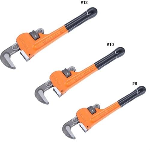 Pipe Plumbing Wrench Heavy Duty Pipe Wrench Plumbing Water Pump Monkey Pipe Wrench for Vehicle Maintenance Durable