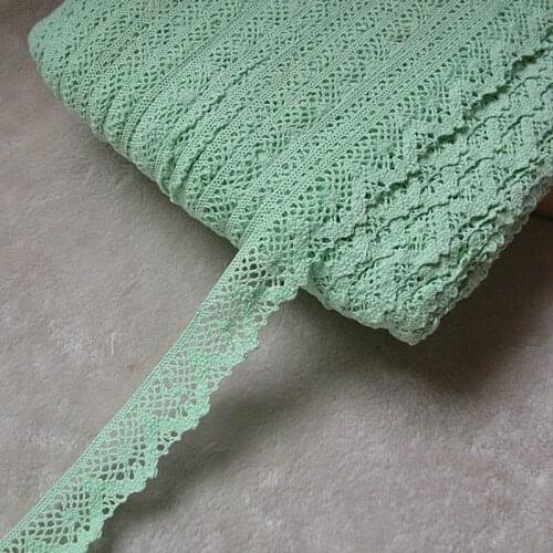 Cotton Lace Ribbon 10Yards DIY Handmade Wedding Party Craft Gift Packing Patchwork Cotton Crocheted Lace Ribbon