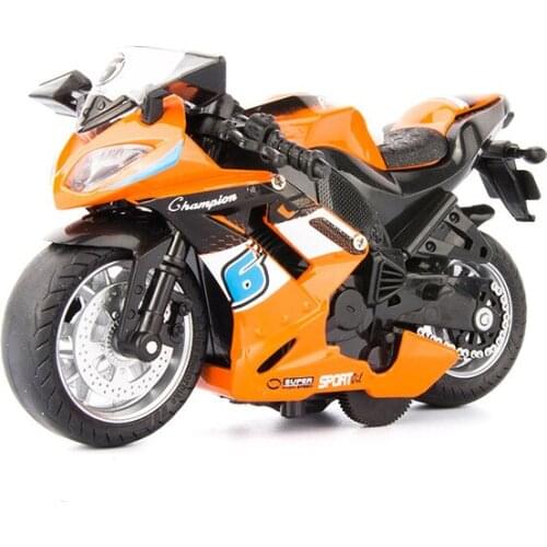 Simulation model of male motor racing alloy car childrens acoustooptic toy car pendulum