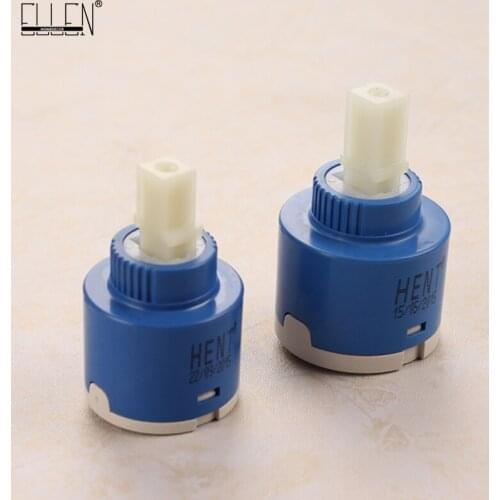 Faucet Cartridge 35mm / 40mm Ceramic Cartridge Mixer Low Torque Faucet Accessories Rotation Flat Base ELF0023