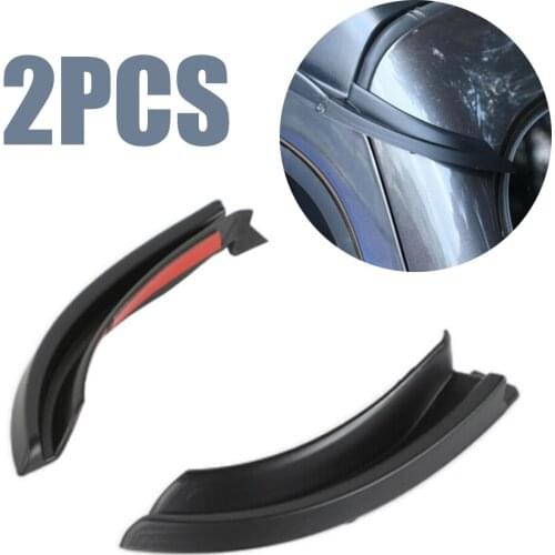 Hot 2PCS Water Rain Gutter Extension For Jeep Wrangler JL 2018 2019 2020 Accessories Water Rain Gutter Extension