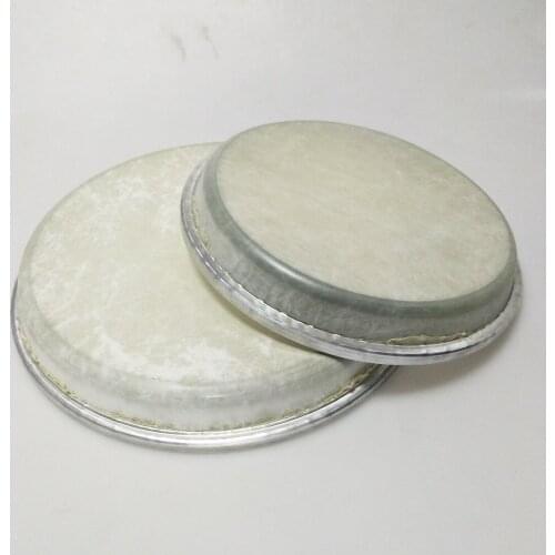 Timpani Skin 8 "10" Timpani Skin Beige African Konka Drum Head Skin Drumheads Set Durable