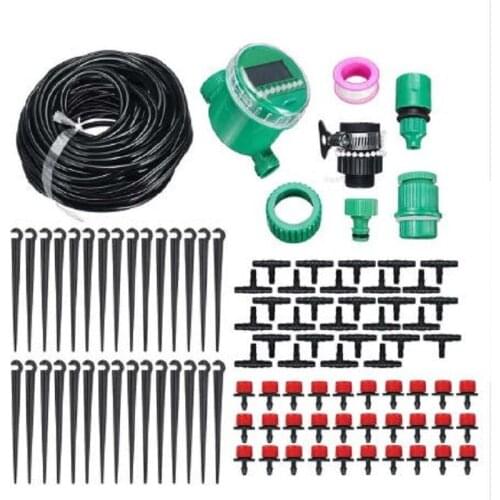 25m Micro Drip Irrigation Controller System Drip Kit Water Timer Automatic Watering Electronic Sprinkler Plant Agriculture