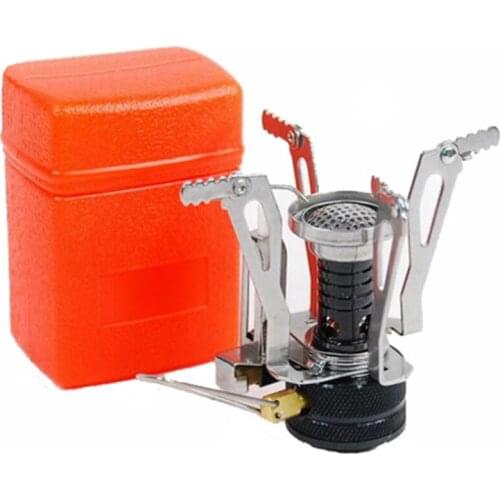 Mini Camping Stoves Folding Outdoor Gas Stove Portable Furnace Cooking Picnic Split Stoves Cooker Burners New Arrival