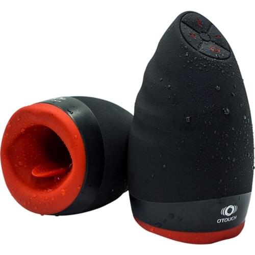 Heating Tongue Licking Vibrating Male Sex Toy Sex Machine Erotic Toys for Men Masturbator Blowjob Cup