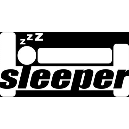 Street Sleeper JDM Vinyl Car Sticker Windshield Bumper Motorcycle Helmet Decal High Quality KK Vinyl Cover Scratch Waterproof