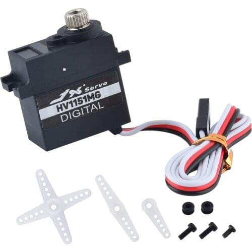 NEW JX PDI-HV1151MG 4.5kg Digital Metal Gear HV Micro Servo for Rc Car TRX-4 Racing BRX01 Crawler