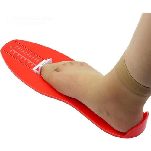 Durable Foot Measure Tool Gauge Practical Multi-functional Feet Length Width Shoes Size Measuring Ruler for Adults