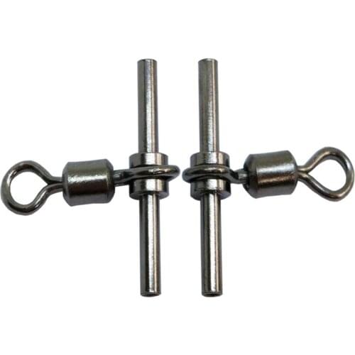 10/20 pieces/lot 3 way fishig cross line swivels freshwater bass fishing gear saltwater crappie fishing connector accessories