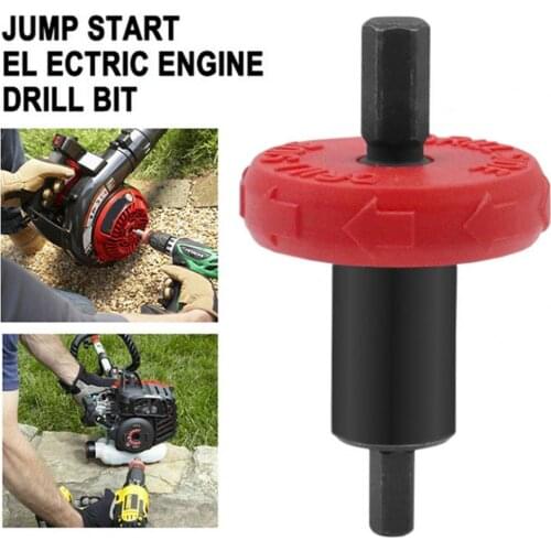 Garden Diesel Engine Lawn Mower Trimmer Electric Motor Drill Bit Starter Adapter Lawn Trim Tools Accessories Home Garden Tool
