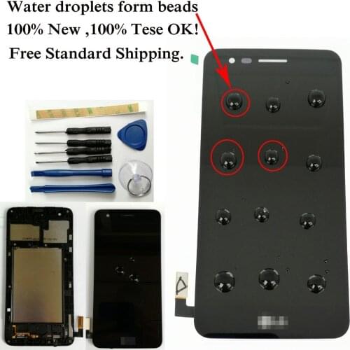 Shyueda IPS 100% New +Frame for LG Fortune M153/Phoenix 3 M150/K4 2017 M160E LV1 LCD Display Touch Screen Digitizer Replacement