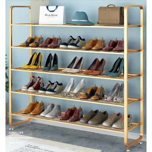 Shoe rack simple door to put home economical indoor beautiful dormitory storage rack multi-layer storage artifact