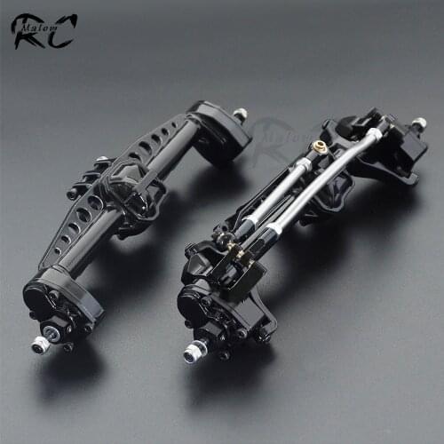 Heavy Duty Metal Front and Rear Portal Axles for 1/10 RC Crawler Car Axial SCX10 III AXI03007 Wrangler JL AR45 Axle Upgrade Part