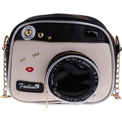 THINKTHENDO New Fashion Camera Shape Small Shoulder Bag Crossbody Handbag Messenger Leather Purse Women Best Design