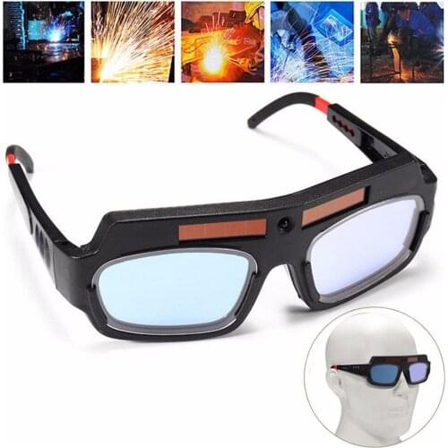 Universal PC Lens Solar Powered Auto Darken Protector Welding Glasses Eye Safety