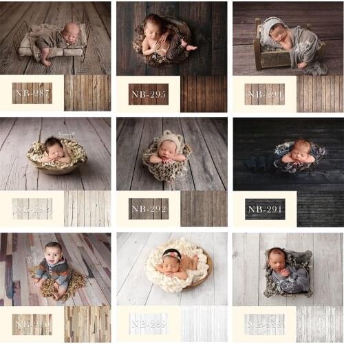 Photo background for taking pictures newborn vinyl photophone wood floor background for photo video kids babies photo shoot prop