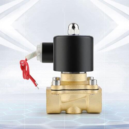 1/2" AC220V Electric Solenoid Valve Pneumatic Flow Control Normally Closed Reverse Osmosis Systems Water Oil Air Gas Fuel