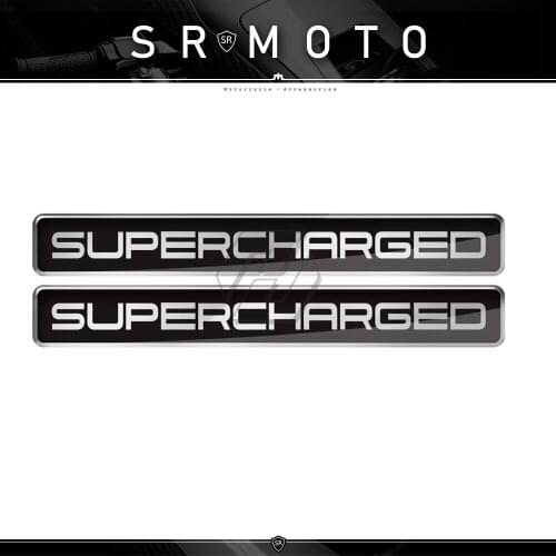 3D Motorcycle Supercharged Edition Sticker Car Motorbike Decal for BMW Honda Toyota