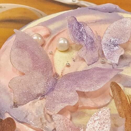 50pcs Edible Wafer Sheet PaperRice Paper Wafer Paper Butterfly Wafer Paper Flower Daisy Cake Decortation Tools 5 Size Each 10pcs