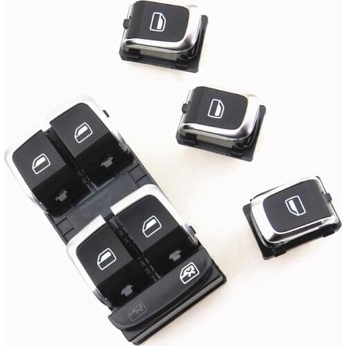 Car interior accessories Chrome Master Window Switch With Electric Controller Glass Lifter Button For A4 S4 B8 Q5 8KD 959 855 A