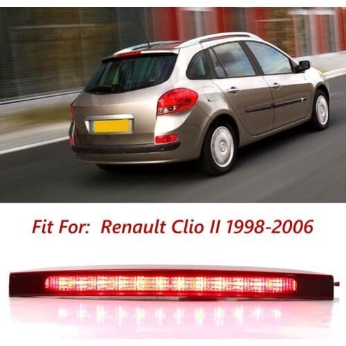 Car Parts Repalce High Mount Lamp 3rd Brake Stop Light Smoked Lens for Renault Clio II MK2 1998-2006 7700410753