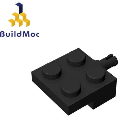 BuildMOC Compatible Assembles Particles 10313-4488 2x2 For Building Blocks Parts DIY LOGO Educationa
