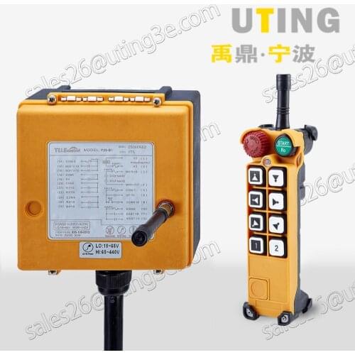 Telecontrol F26-A3 industrial radio remote control AC/DC universal wireless control for crane 1transmitter and 1receiver