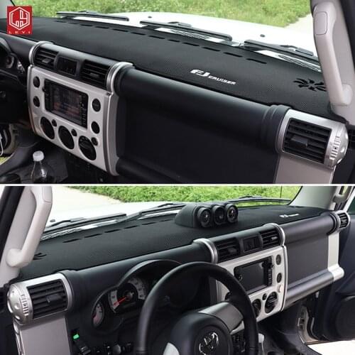 For Toyota FJ Cruiser Car dashboard Avoid light pad Flannel Instrument platform desk cover Car Accessories