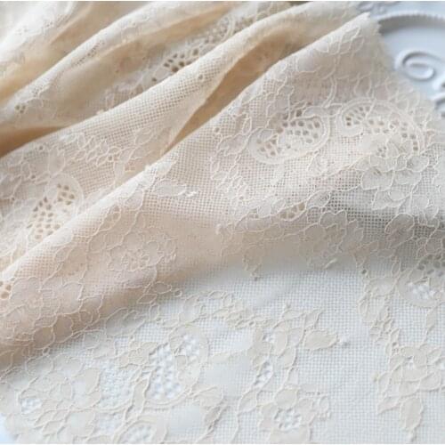 2017 New 1 Meter Black LaceTrim Elastic Lace Ribbbon 18.5cm Width