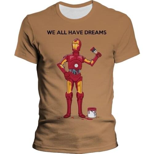 Star Wars Men Clothes 2021 New Mens Summer Print Men Short Sleeve T-shirt 3D Print T Shirt Casual Breathable Funny T Shirts Tops