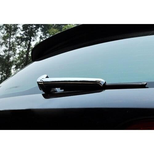 Chromed 2PCS Rear Window Wiper Nozzle Cover Protector Trim For Audi Q5 2009 2010 2011 2012 2013 2014 2015