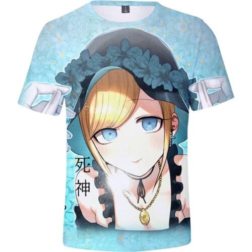 Kawaii The Master Of Death And His Maid Spring Summer Preppy Men/Women T-shirt Kawaii Streetwear Style Tshirt Y2K Women-clothing