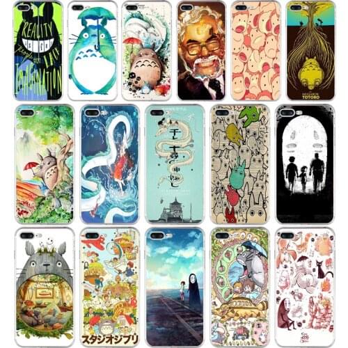 235H Studio Ghibli Ghiblies totoro Soft TPU Silicone Cover Case For Apple iPhone 6 6s 7 8 plus Case