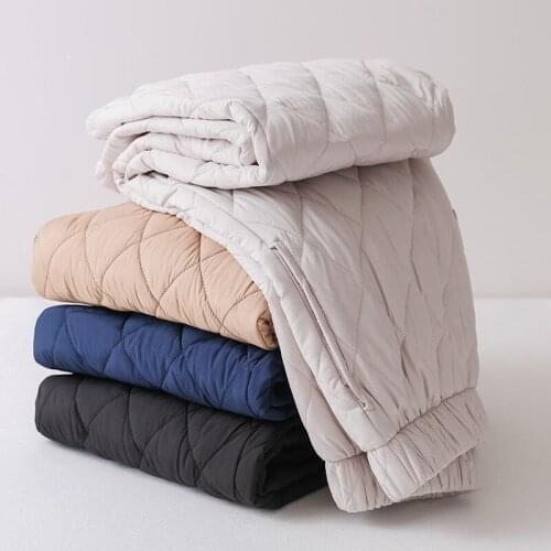 High Elastic Waist Thick Pants Female Winter 2021 Womens Casual Warm Cotton-padded Full Length Trousers Pantalon Mujer