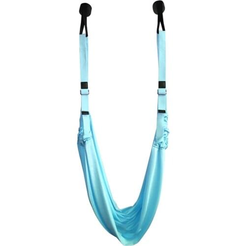 Yoga Fitness Stretching Strap Aerial Yoga Swing Belt,Adjustable Leg Stretcher Back Bend Assist Trainer