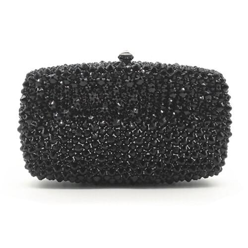 Women champagne/black/silver/gold Evening Bags Ladies Party Clutch Bag Female Gold Crystal Wedding Purses Christmas gifts bags