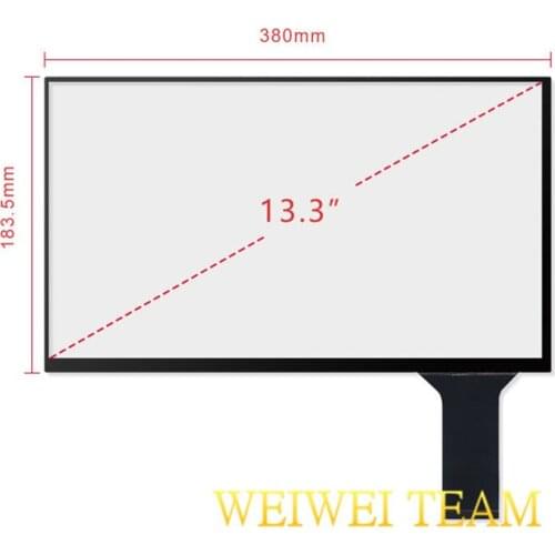 Wisecoco 13.3 inch Capacitive touch screen USB plug play 10 point for LQ133M1JW15 LQ133T1JW02 LP133UD1-SPA1 LQ133T1JX03