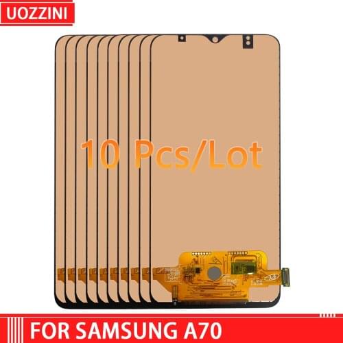 10Pcs AAA++ LCD For Samsung Galaxy A70 2019 LCD Display Touch Screen Digitizer Assembly For Samsung A705 A705F SM-A705F A705DS
