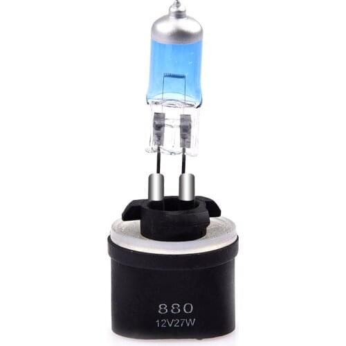 2pcs 880 12V 27W High Quality Car Headlights Quartz Ultra-white Light Bulb Ultra-white Light Car Accessories Heathly