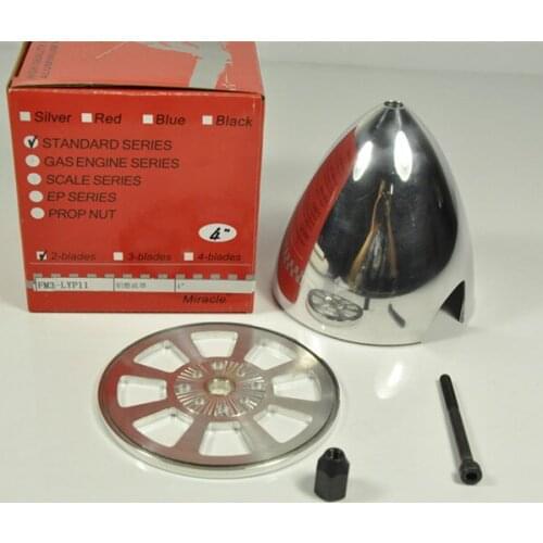 4 inch 4"/102mm Special Drilled CNC Aluminum Spinner Standard For 2 Blades