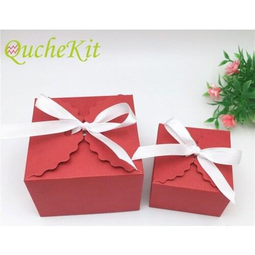 50pcs Wedding Favor Candy Box Wedding Party Birthday Baby Shower Gift Box Cake Cookies Toy Gift Packaging Box