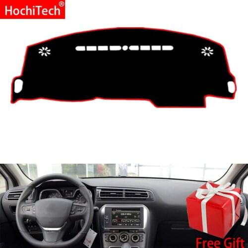 For citroen C-Quatre 2015 2016-2018 Right and Left Hand Drive Car Dashboard Covers Mat Shade Cushion Pad Carpets Accessories