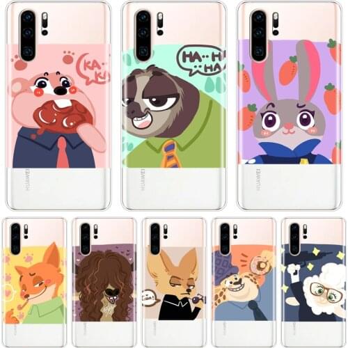 For Huawei P30 Lite Pro P Smart Z Case Silicone Rabbit Anime Fox Cute Soft Back Cover For Huawei P20 Lite P Smart Plus 2019 Case