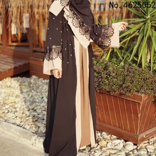 Dubai Kaftan Kimono Abaya Turkey Muslim Cardigan Hijab Dress American Islam Clothing Abayas For Women Robe Musulmane Longue Oman