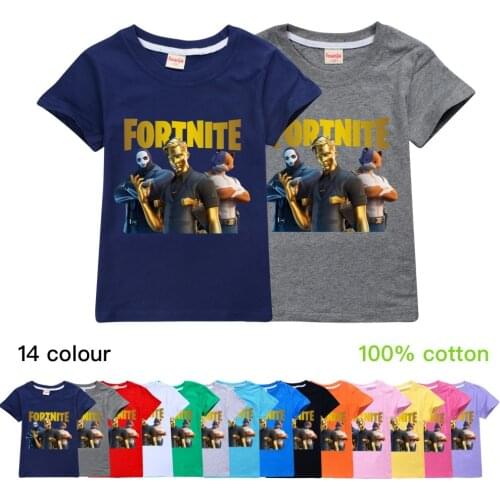 Fortnites Game Baby Boy Clothes Fashion Cotton Girls Tops Christmas Shirts Unisex European and American Style T Shirt New