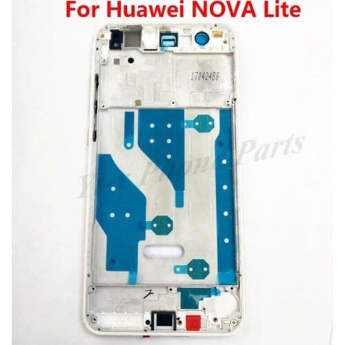 Front Frame Bezel Housing For Huawei NOVA Lite With side buttons Screen Holder for huawei NOVA Lite Middle Frame