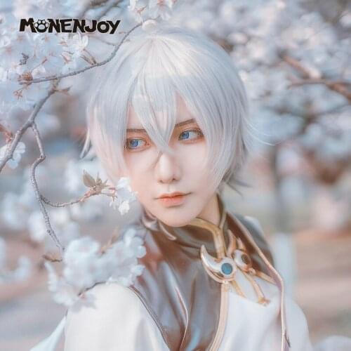 Monenjoy Fate Grand Order Prince of Lanling Wang Wig FGO Gao Changgong Cos Hair