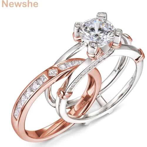 Newshe Women's Gold Rings